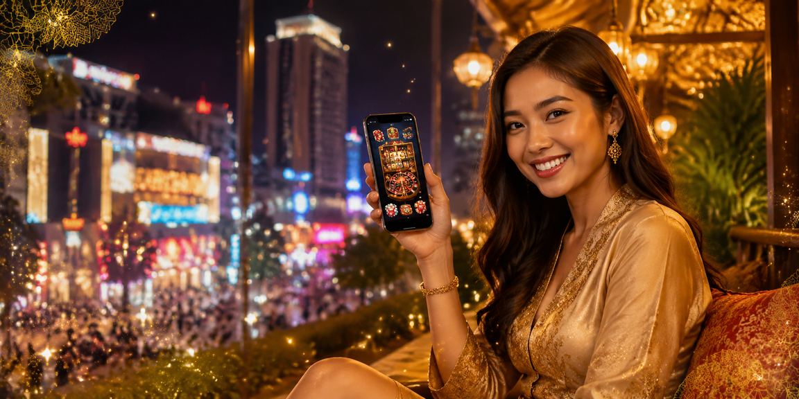 Pengguna Kuala Lumpur menggunakan aplikasi kasino langsung 495 di telefon pintar mereka