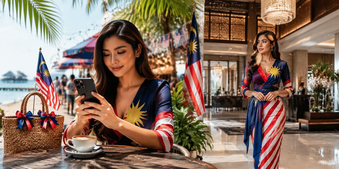 Pemain Malaysia menggunakan telefon pintar untuk mengikuti tip pertaruhan sukan di platform 495
