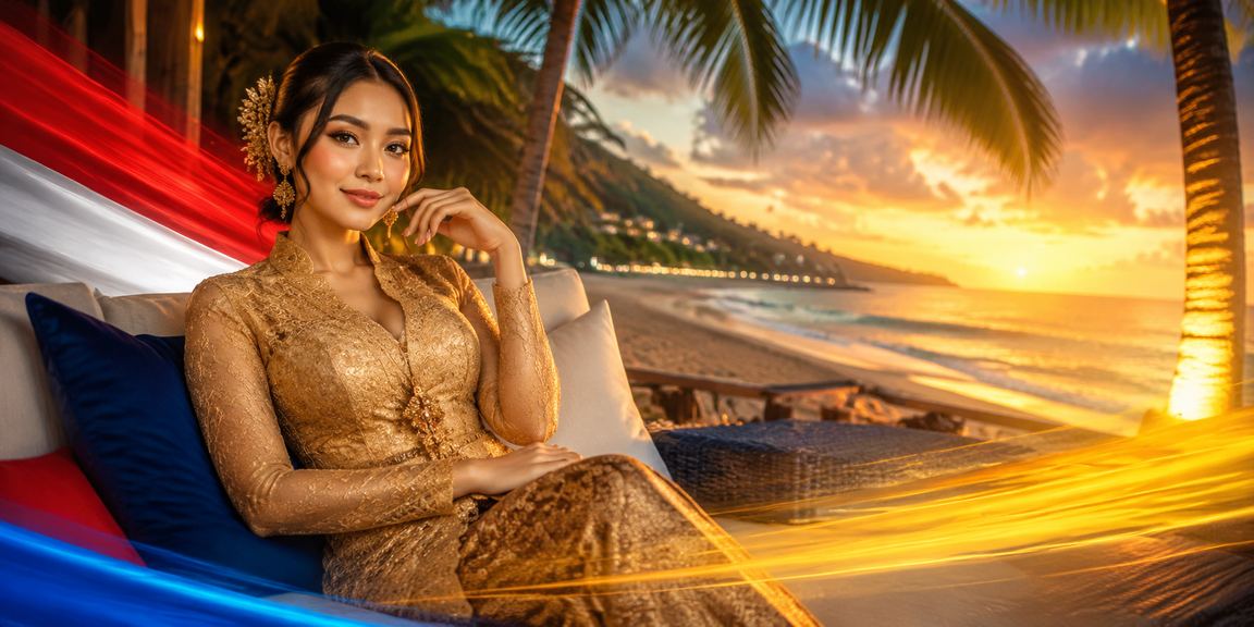Wanita berbaju kebaya di Pulau Pinang mengikuti pertaruhan sukan dalam talian dengan gaya santai